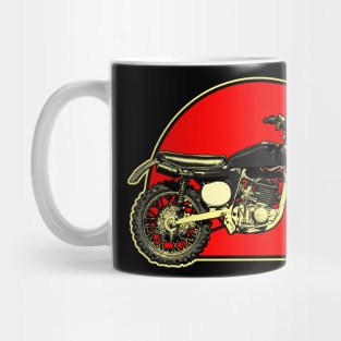 1969 Greeves Griffon 250 Retro Red Circle Motorcycle Mug